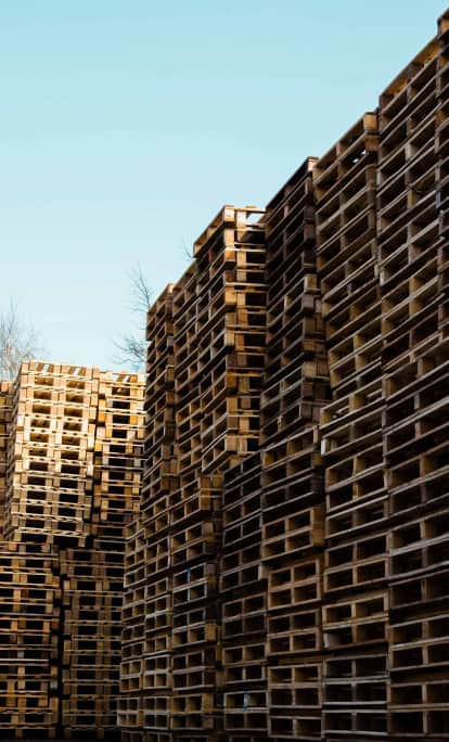 We sell various types of used wooden pallets