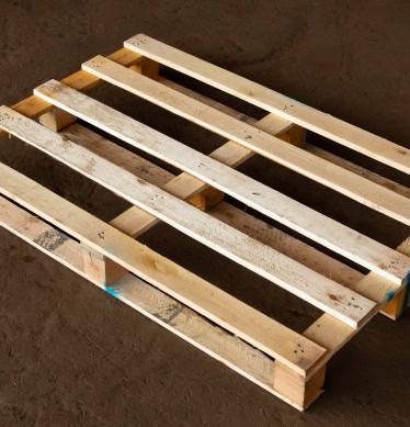 Used standard thin wooden pallet 800x1200mm