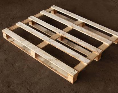 Used standard thin FIN size wooden pallet 1000x1200mm